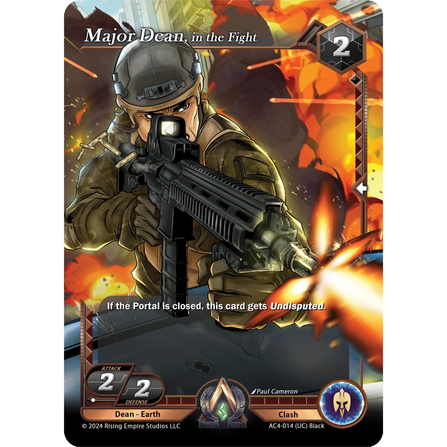 Image for Major Dean, in the Fight (AC4-014) (AC4) - Alpha Clash