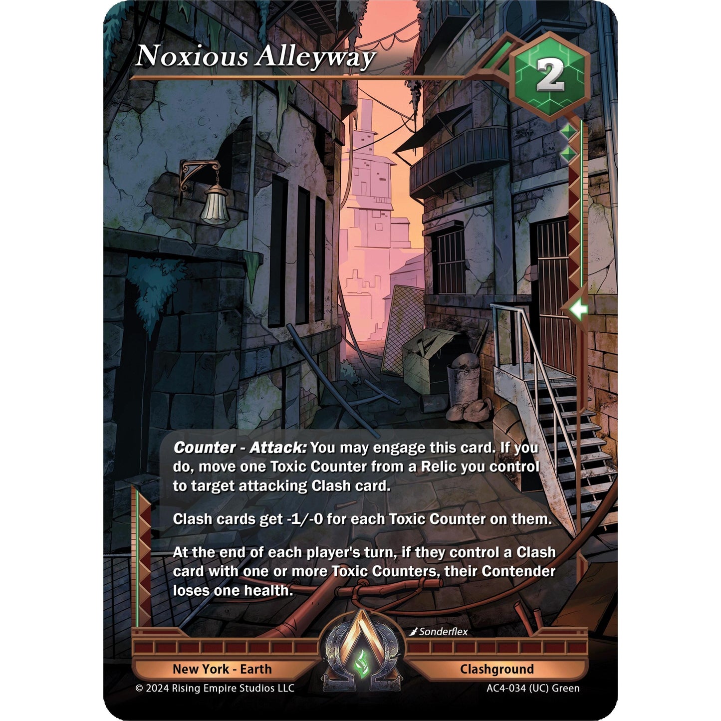 Image for Noxious Alleyway (AC4-034) (AC4) - Alpha Clash