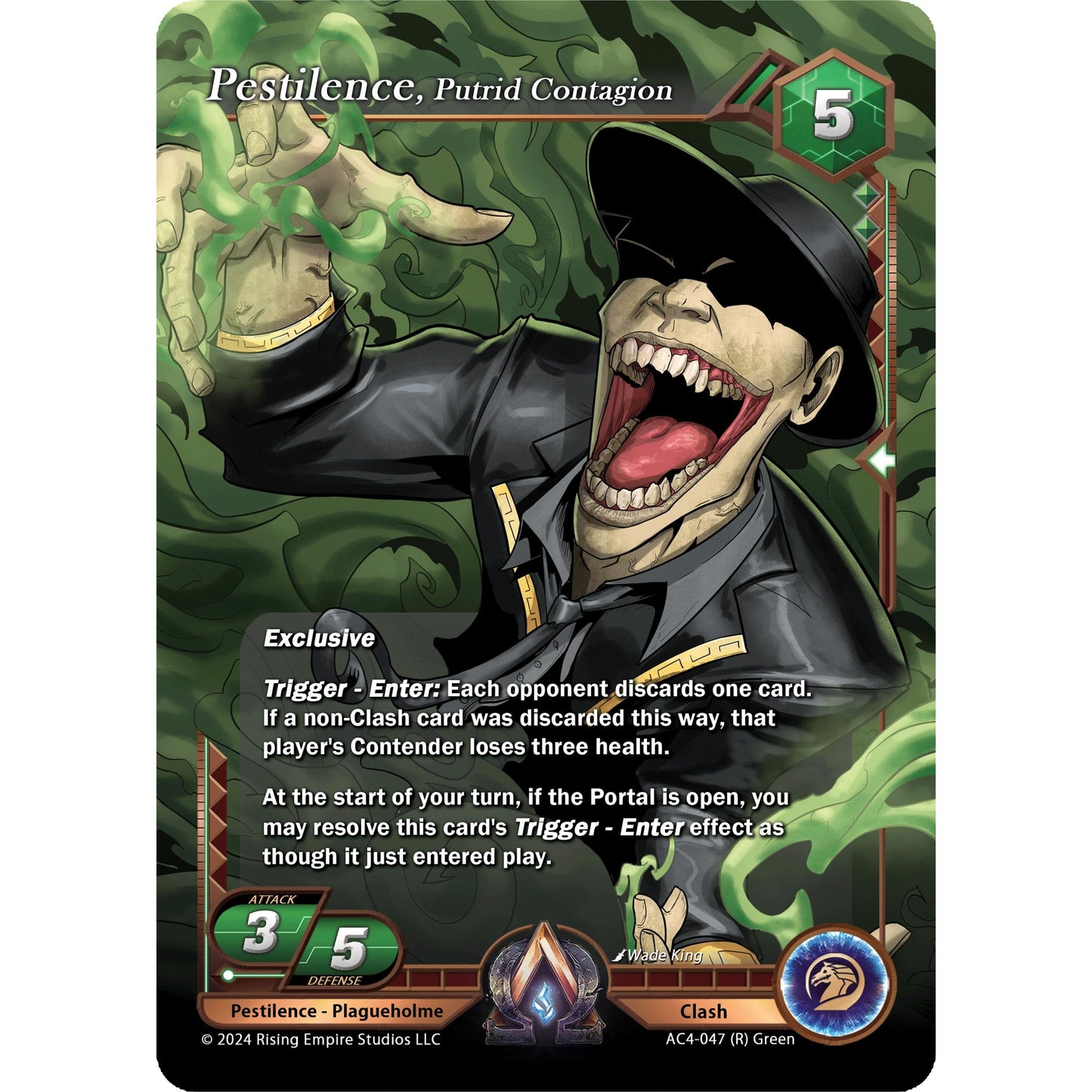 Image for Pestilence, Putrid Contagion (AC4-047) (AC4) - Alpha Clash