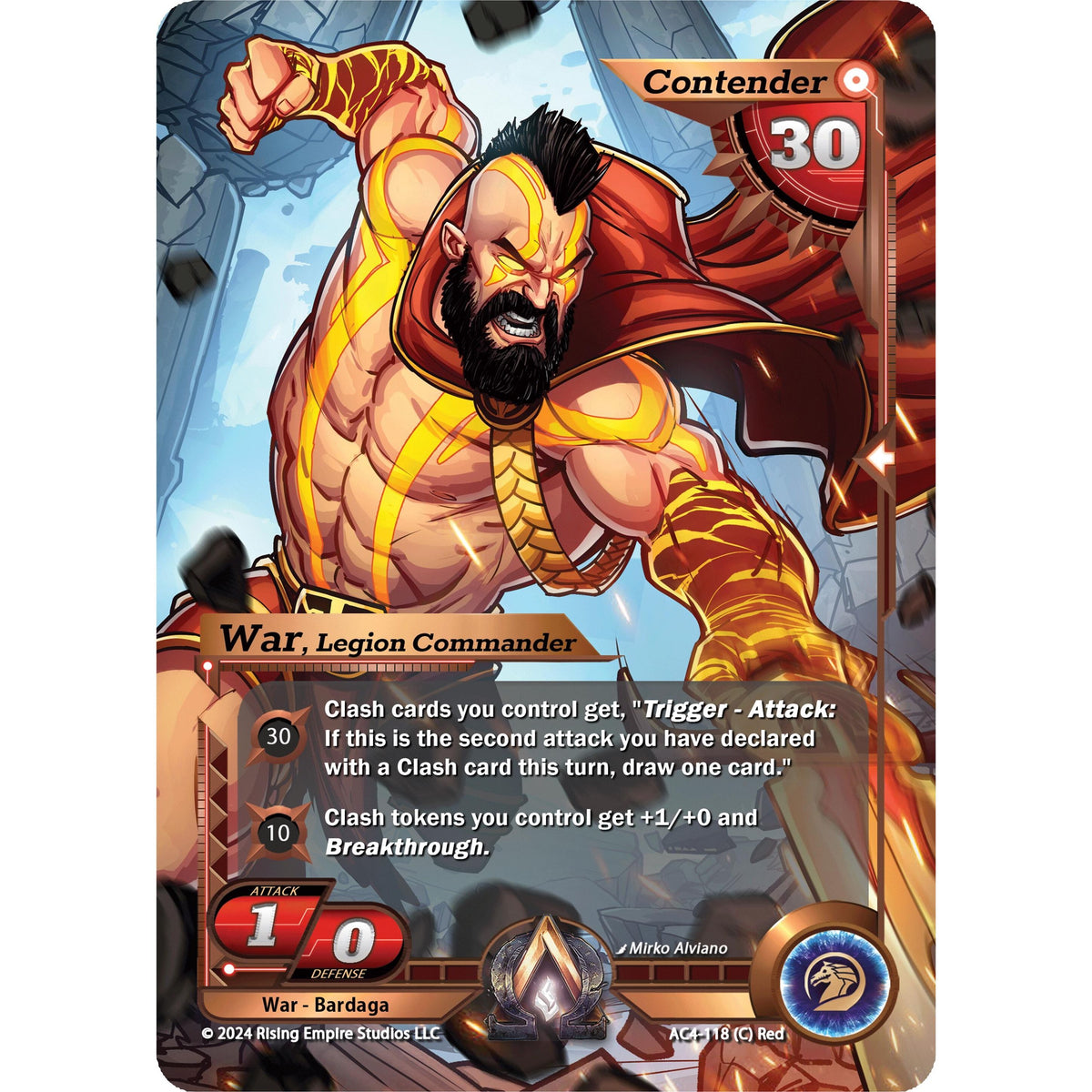Image for War, Legion Commander (AC4-118) (AC4) - Alpha Clash
