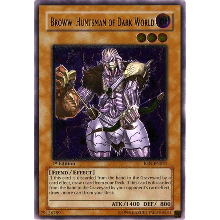 Image for Broww, Huntsman of Dark World (UTR) (EEN-EN021) (EEN) - YuGiOh