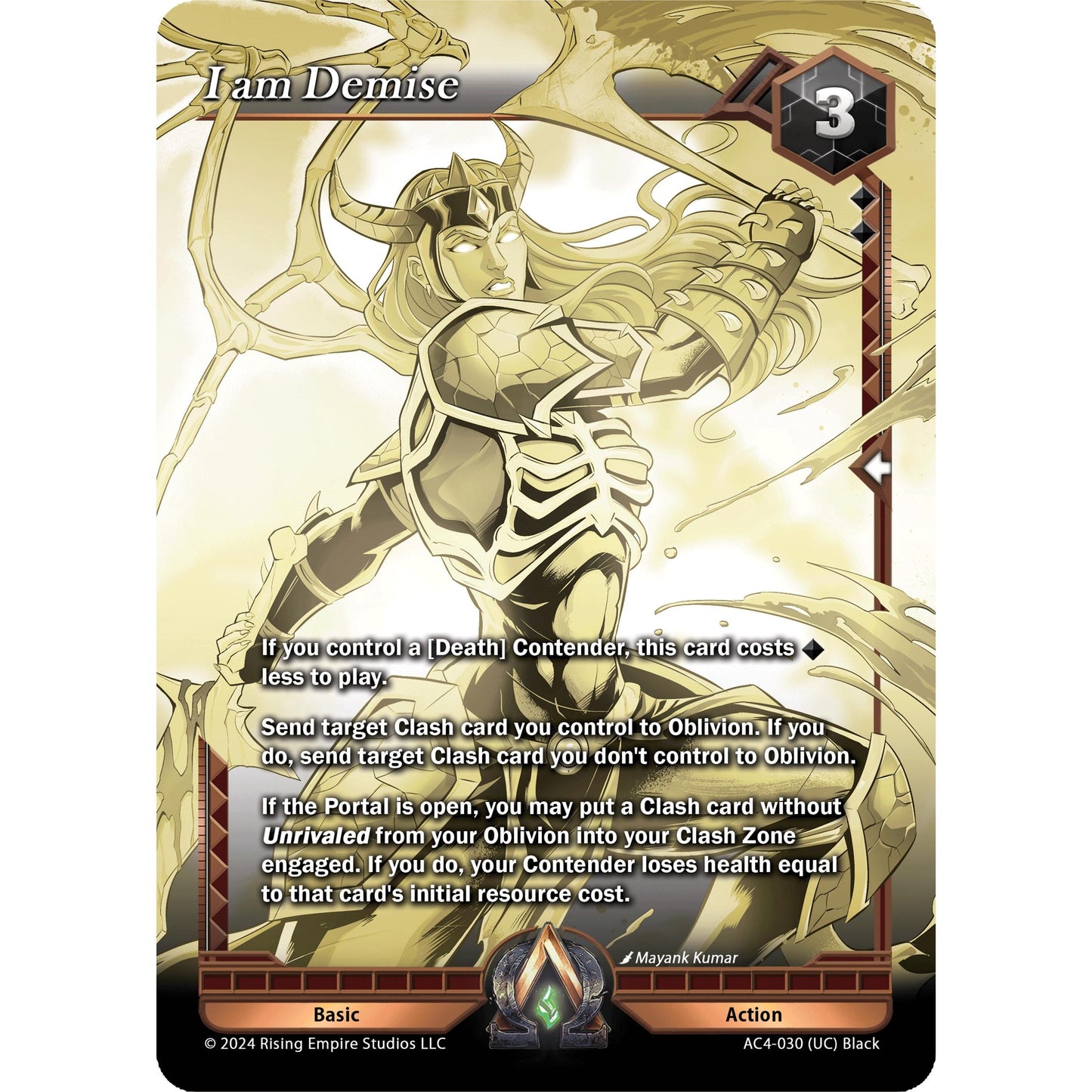 Image for I am Demise (Gold) (AC4-030) (AC4) - Alpha Clash