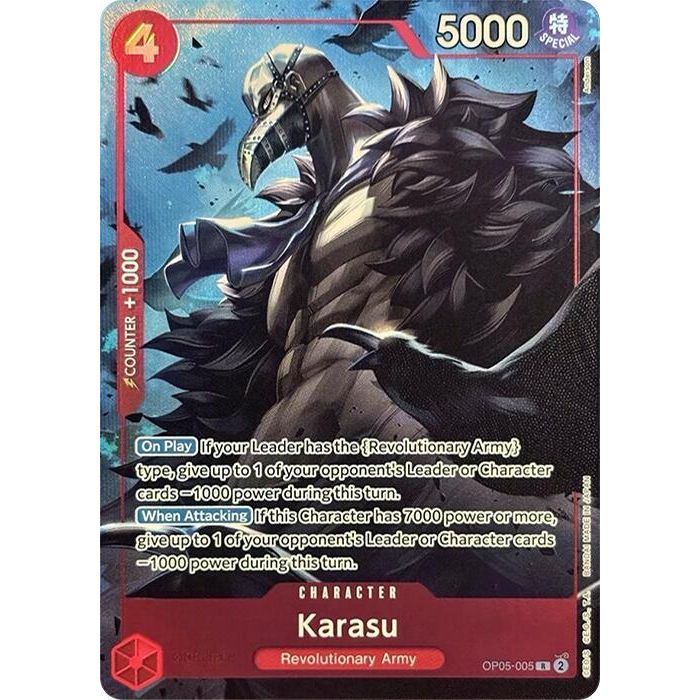 Image for Karasu (Premium Card Collection -Best Selection Vol. 2-) (OP05-005) (OP-PR) - One Piece Card Game