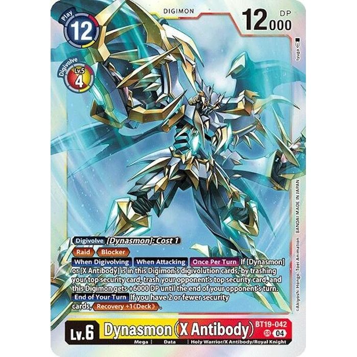 Image for Dynasmon (X Antibody) (BT19-042 SR) (BT18-19) - Digimon Card Game