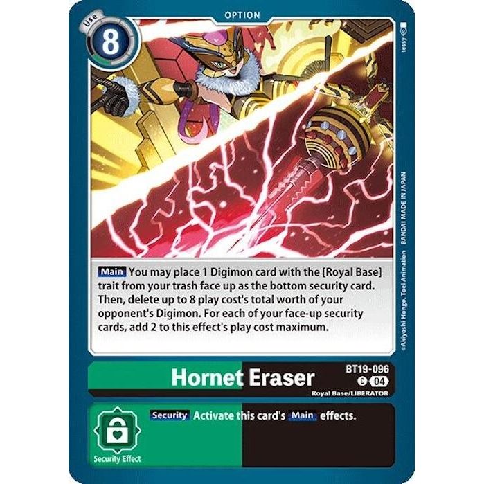 Image for Hornet Eraser (BT19-096 C) (BT18-19) - Digimon Card Game