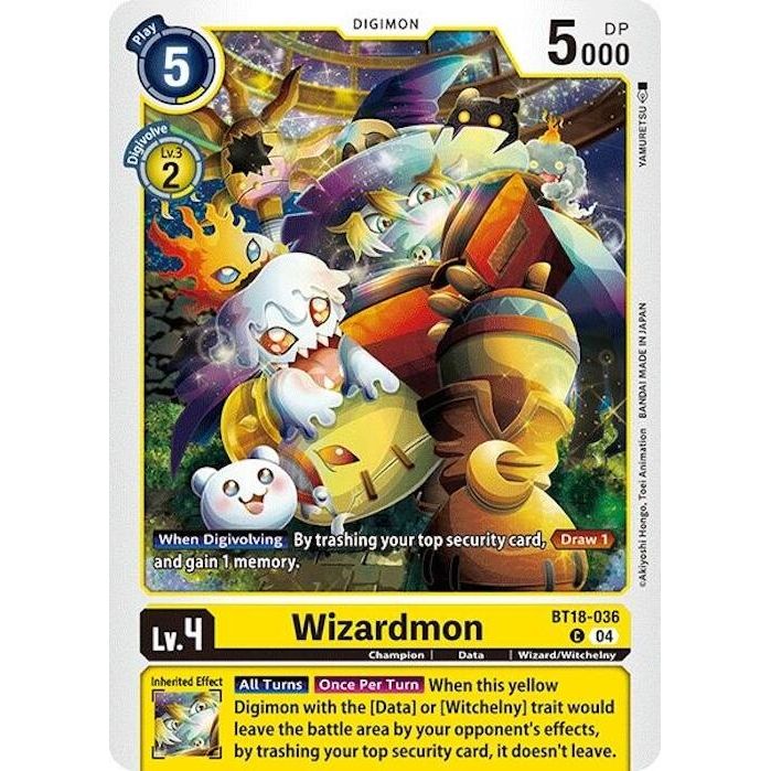 Image for Wizardmon (BT18-036 C) (BT18-19) - Digimon Card Game