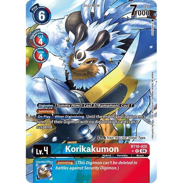 Image for Korikakumon (Alternate Art) (BT18-025 R) (BT18-19) - Digimon Card Game
