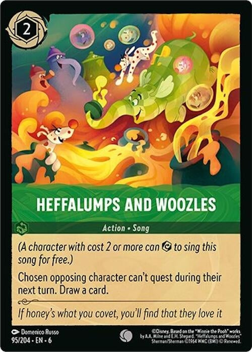Image for Heffalumps and Woozles (95/204) (6) - Disney Lorcana