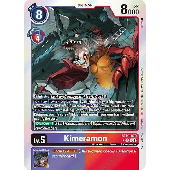 Image for Kimeramon (Release Special Booster 2.0: Box Promotion Pack) (BT19-070 U) (BT18-19) - Digimon Card Game
