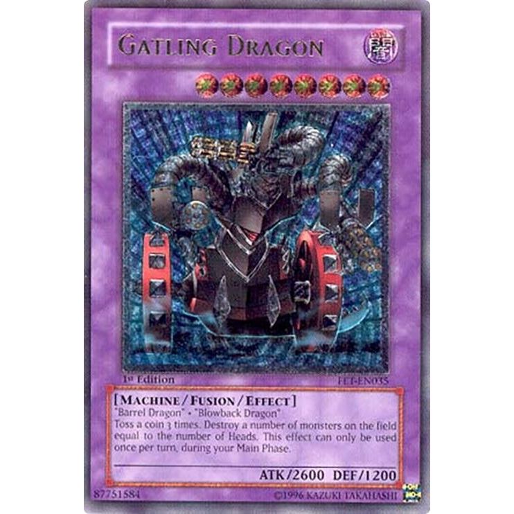 Image for Gatling Dragon (UTR) (FET-EN035) (FET) - YuGiOh
