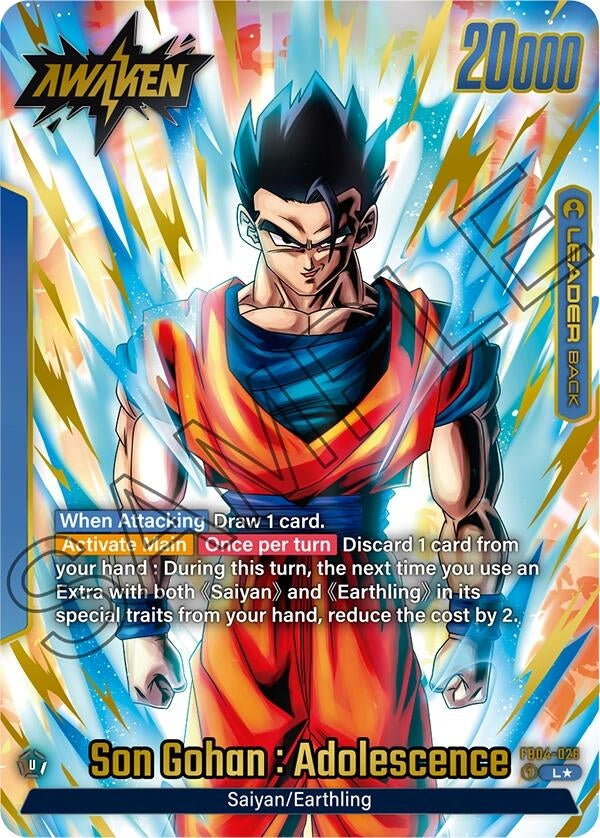 Image for Son Gohan : Adolescence - FB04-026 (Alternate Art) (FB04-026) (FB04) - Dragon Ball Super: Fusion World
