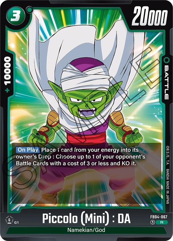Image for Piccolo (Mini) : DA (FB04-067) (FB04) - Dragon Ball Super: Fusion World