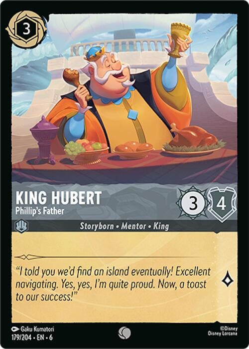 Image for King Hubert - Phillip's Father (179/204) (6) - Disney Lorcana