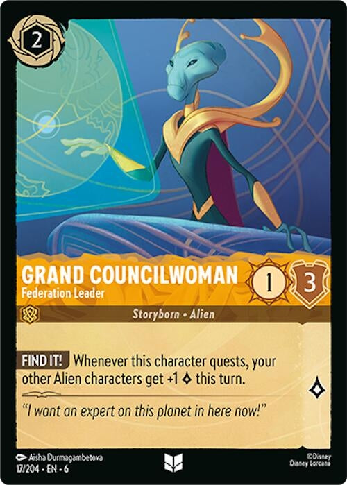 Image for Grand Councilwoman - Federation Leader (17/204) (6) - Disney Lorcana