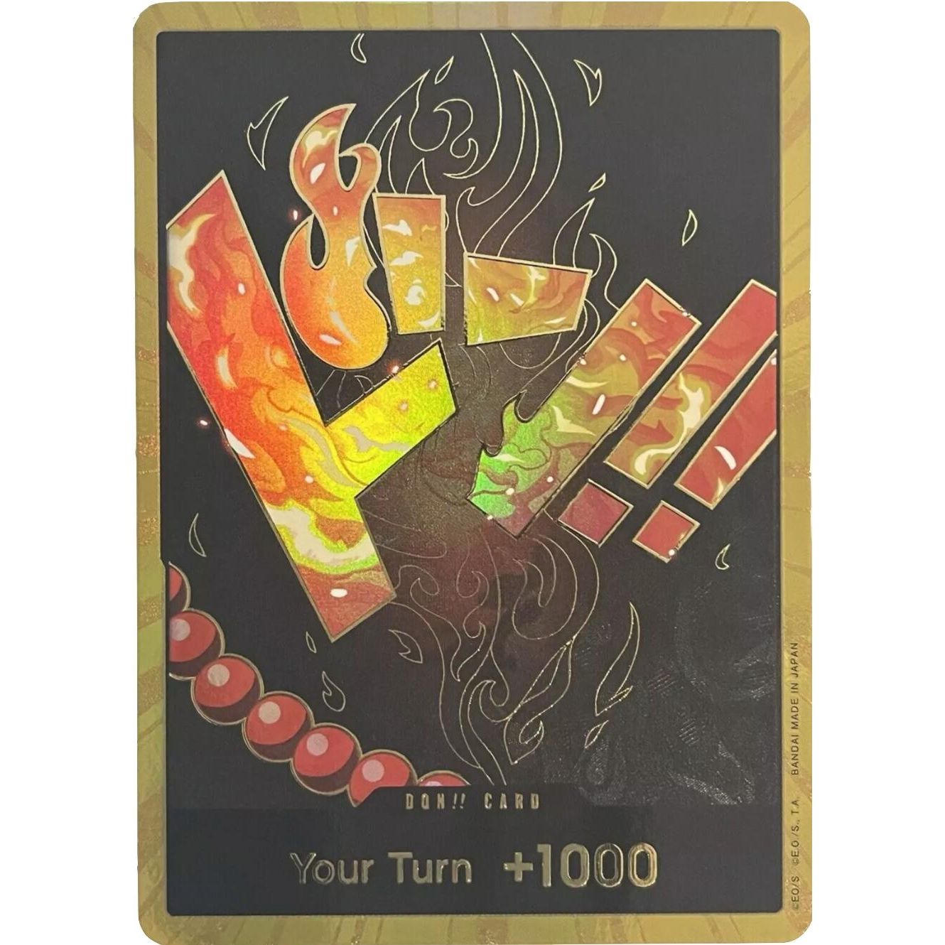 Image for DON!! Card (Ace) (Gold) (PRB-01) - One Piece Card Game