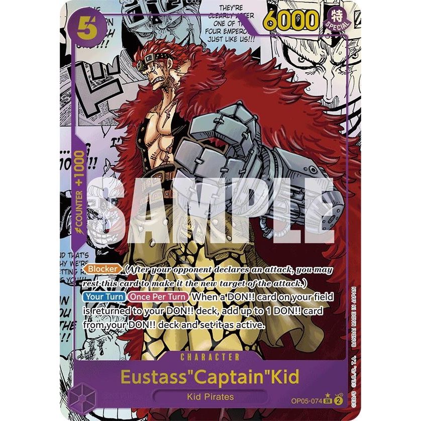 Image for Eustass"Captain"Kid (OP05-074) (Manga) (OP05-074) (PRB-01) - One Piece Card Game