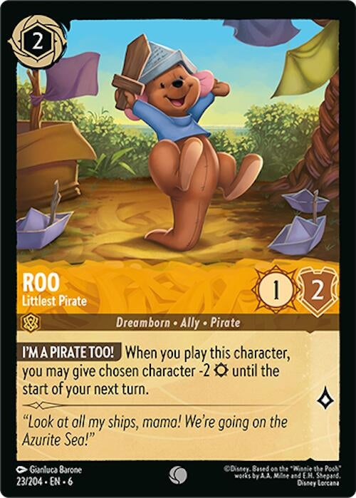 Image for Roo - Littlest Pirate (23/204) (6) - Disney Lorcana