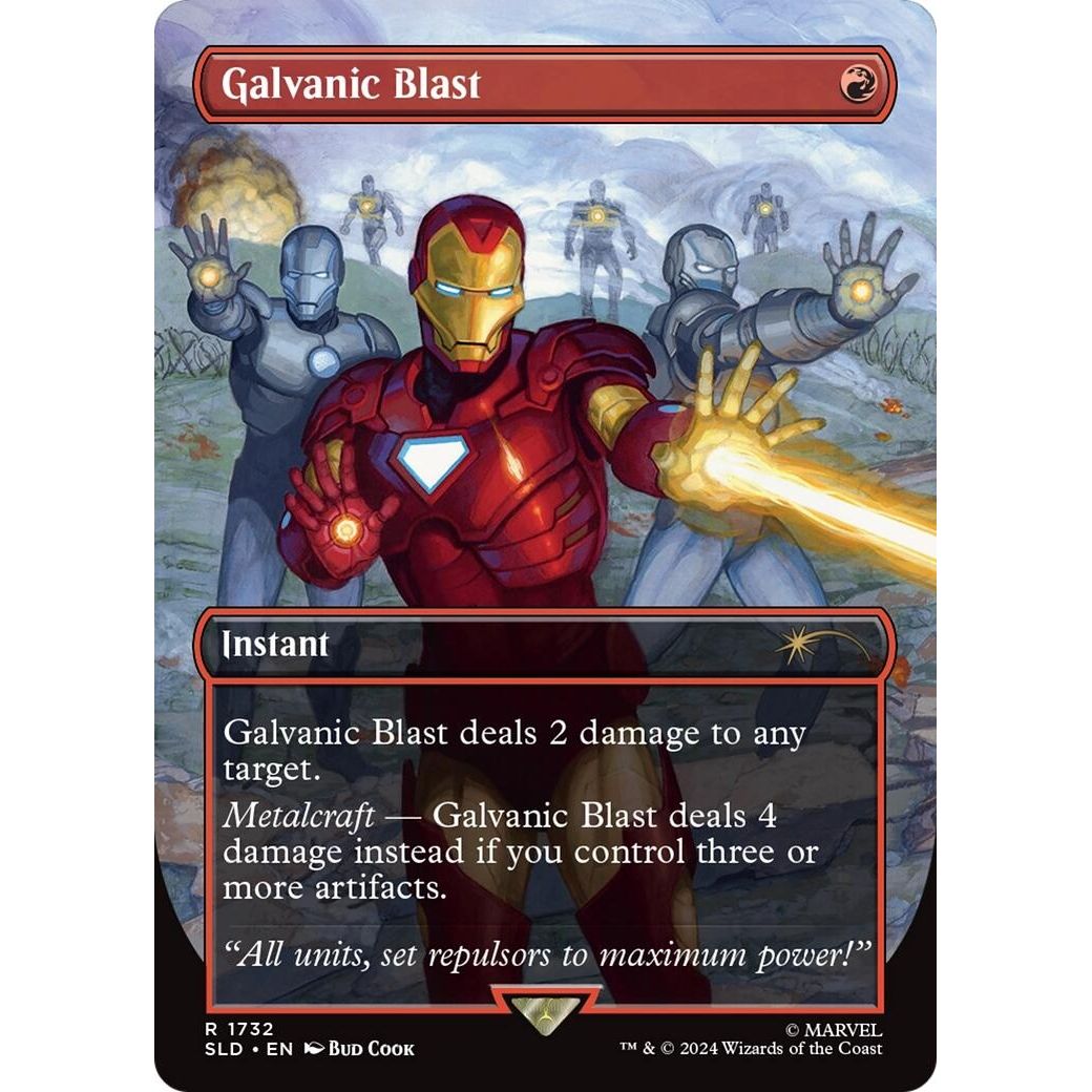 Image for Galvanic Blast (Rainbow Foil) (1732) (SLD) - Magic: The Gathering