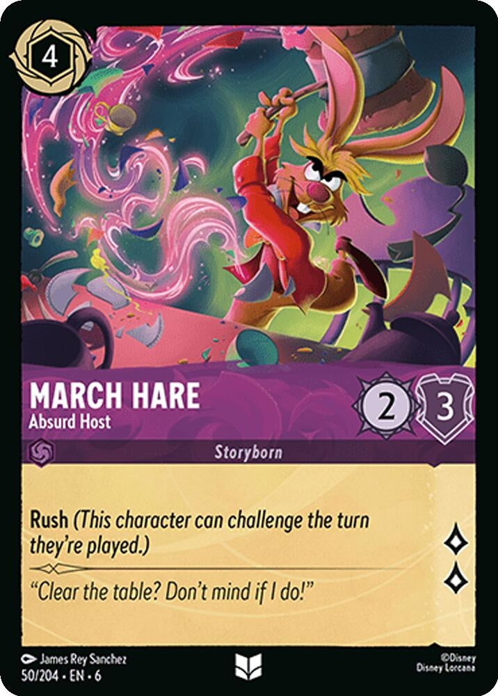 Image for March Hare - Absurd Host (50/204) (6) - Disney Lorcana