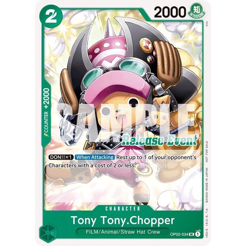 Image for Tony Tony.Chopper (ST15 - ST20 Release Event Pack) (OP02-034) (OP-PR) - One Piece Card Game