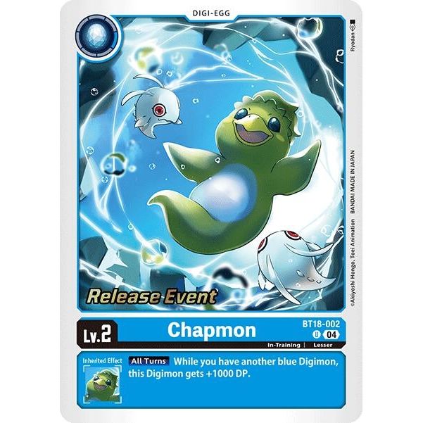 Image for Chapmon (BT18-002 U) (BT18-19_PR) - Digimon Card Game