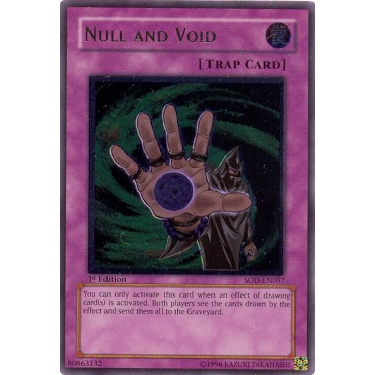 Image for Null and Void (UTR) (SOD-EN057) (SOD) - YuGiOh