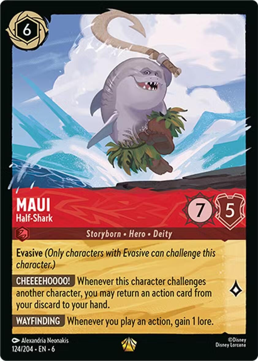 Image for Maui - Half-Shark (124/204) (6) - Disney Lorcana