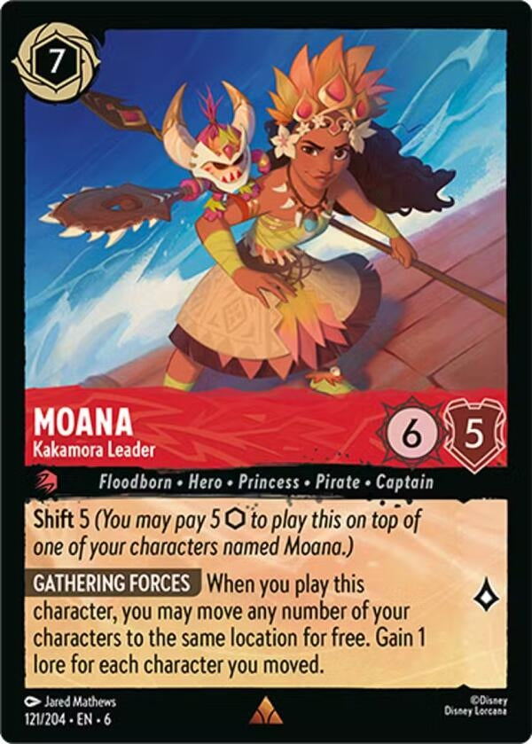 Image for Moana - Kakamora Leader (121/204) (6) - Disney Lorcana