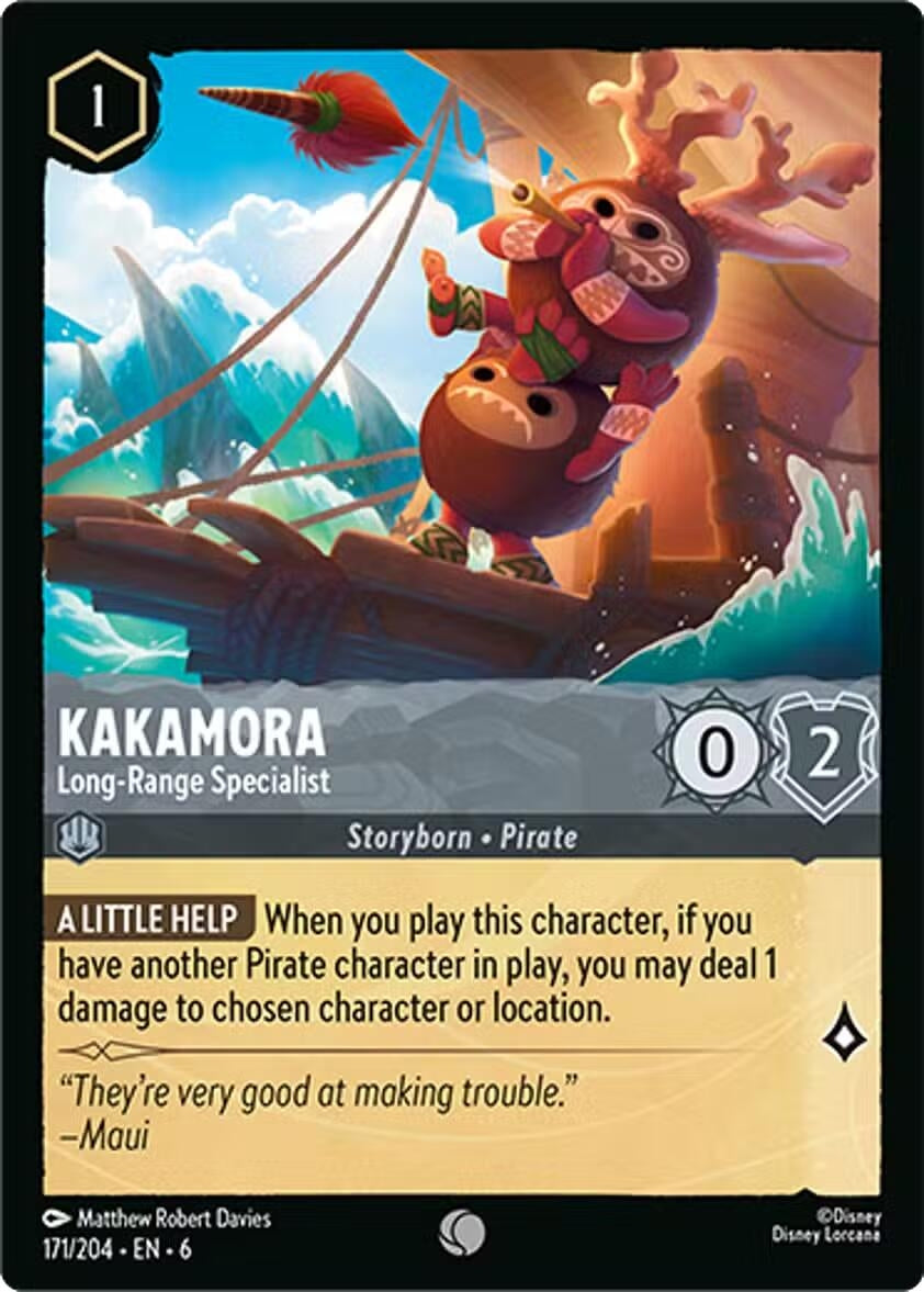 Image for Kakamora - Long-Range Specialist (171/204) (6) - Disney Lorcana