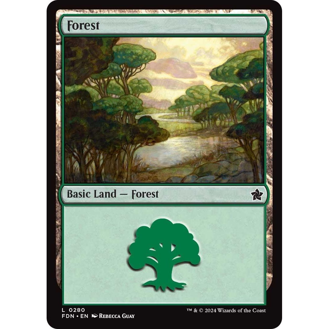 Image for Forest (0280) (280) (FDN) - Magic: The Gathering
