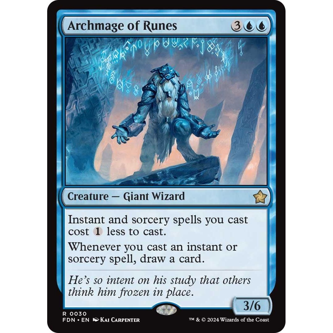 Image for Archmage of Runes (30) (FDN) - Magic: The Gathering