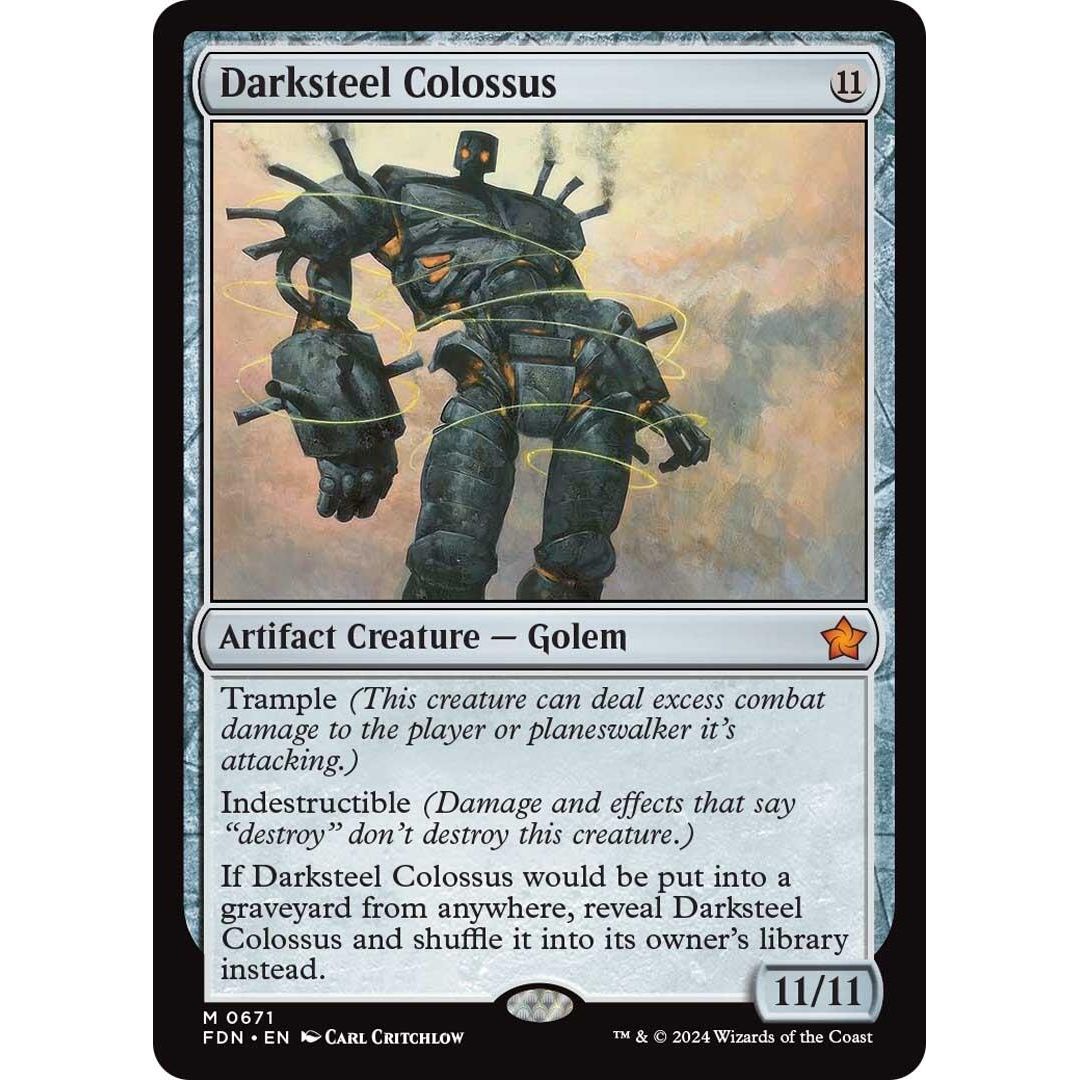 Image for Darksteel Colossus (671) (FDN) - Magic: The Gathering