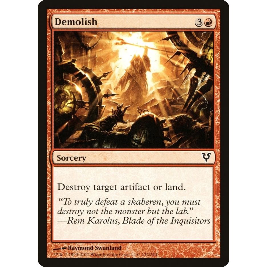 Image for Demolish (132) (AVR) - Magic: The Gathering