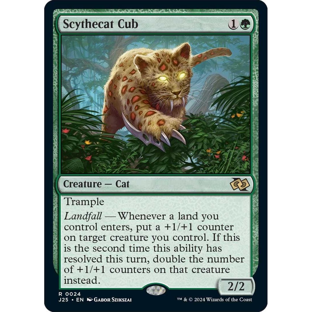 Image for Scythecat Cub (24) (J25) - Magic: The Gathering