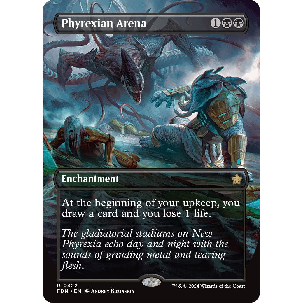 Image for Phyrexian Arena (Borderless) (322) (FDN) - Magic: The Gathering