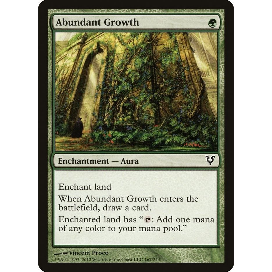 Image for Abundant Growth (167) (AVR) - Magic: The Gathering