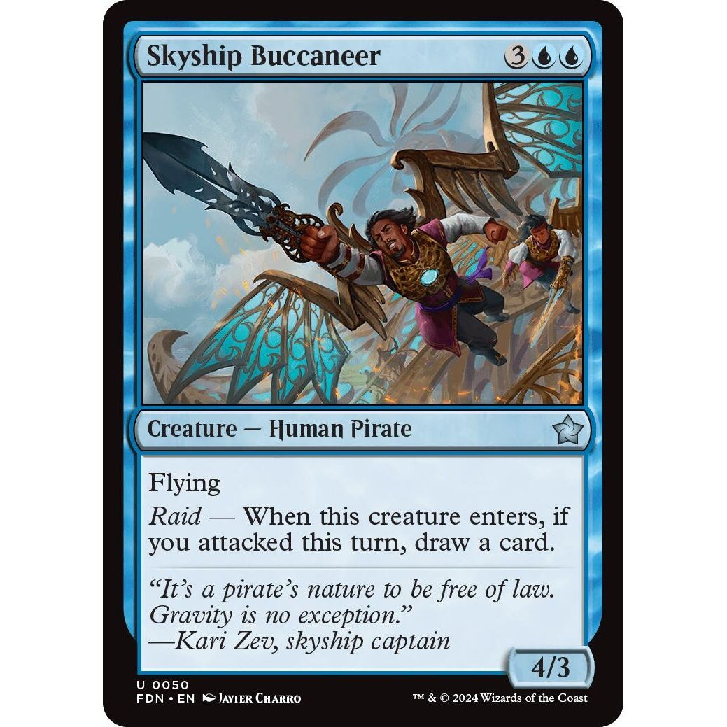 Image for Skyship Buccaneer (50) (FDN) - Magic: The Gathering