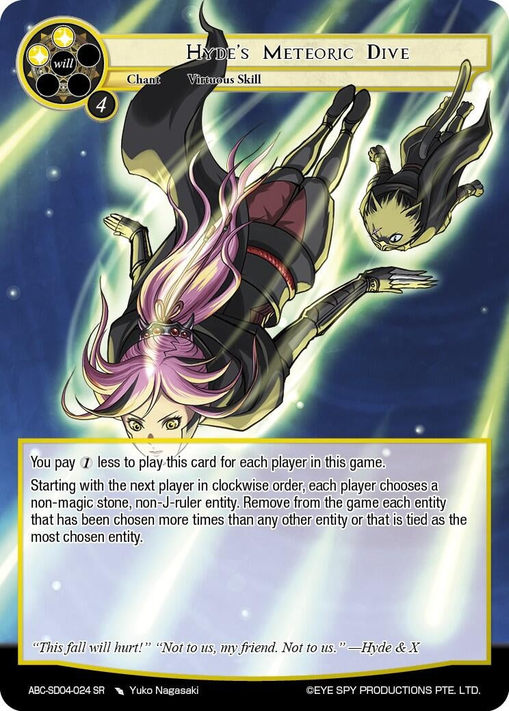 Image for Hyde's Meteoric Dive (ABC-SD04-024) (ABC-SD04-024 SR) (ABC-SD) - Force of Will