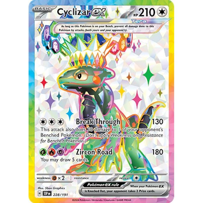 Image for Cyclizar ex (228/191) (SSP) - Pokemon