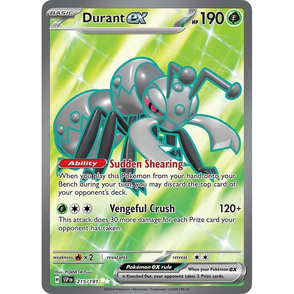 Image for Durant ex (215/191) (SSP) - Pokemon