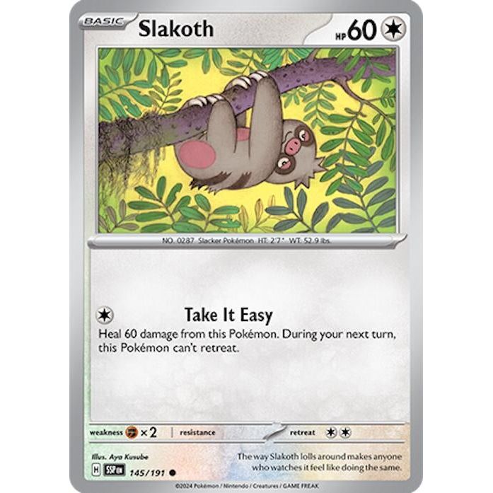 Image for Slakoth (145/191) (SSP) - Pokemon