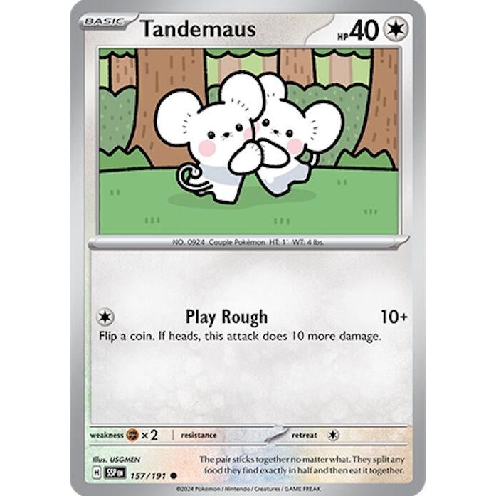 Image for Tandemaus (157/191) (SSP) - Pokemon