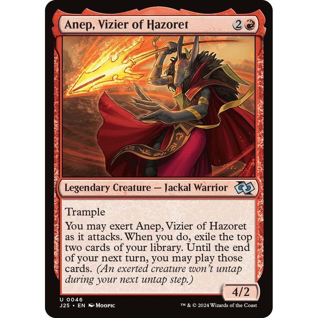 Image for Anep, Vizier of Hazoret (Anime) (46) (J25) - Magic: The Gathering