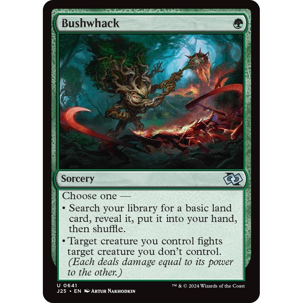 Image for Bushwhack (641) (J25) - Magic: The Gathering