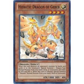 Image for Hieratic Dragon of Gebeb (GAOV-EN019) (GAOV) - YuGiOh