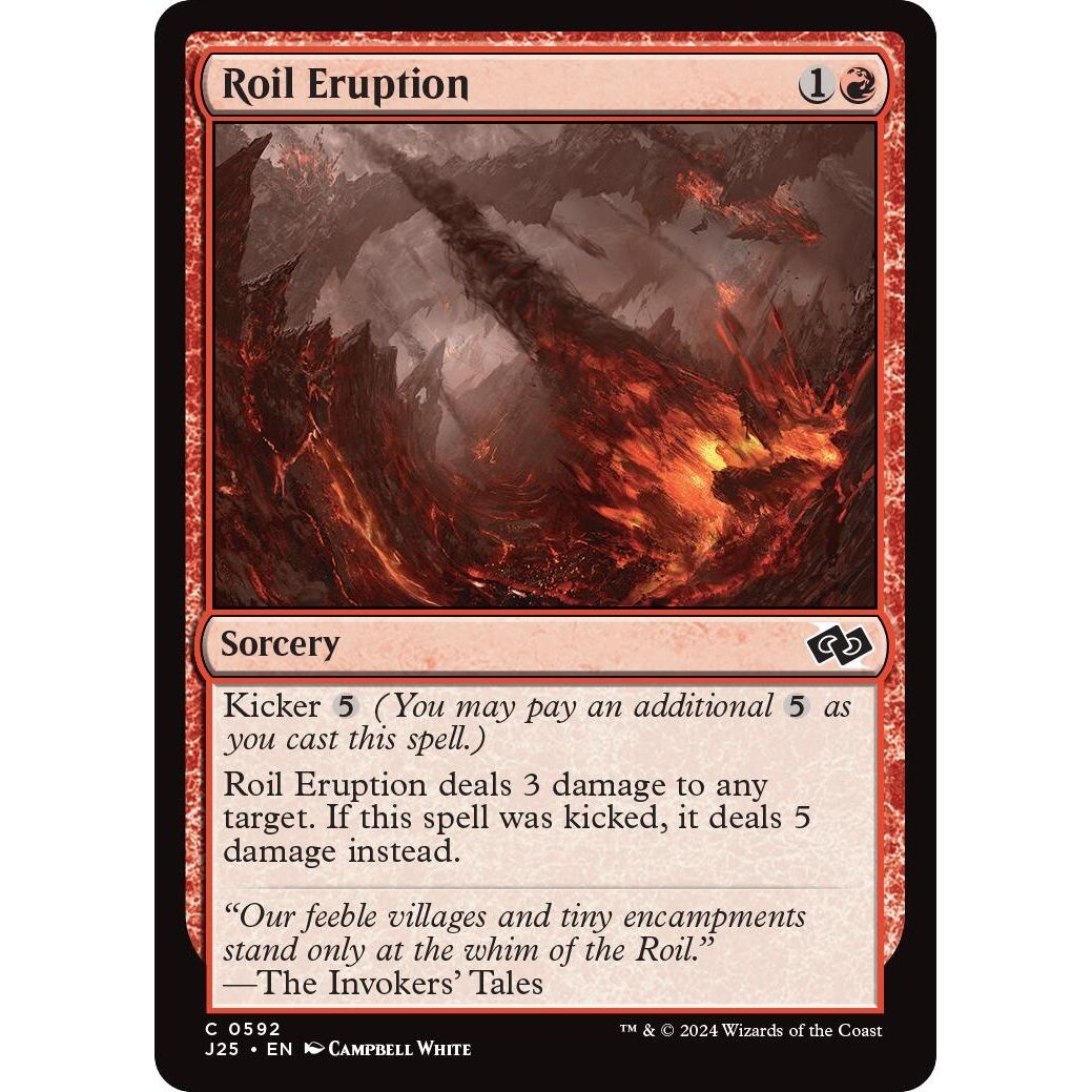Image for Roil Eruption (592) (J25) - Magic: The Gathering