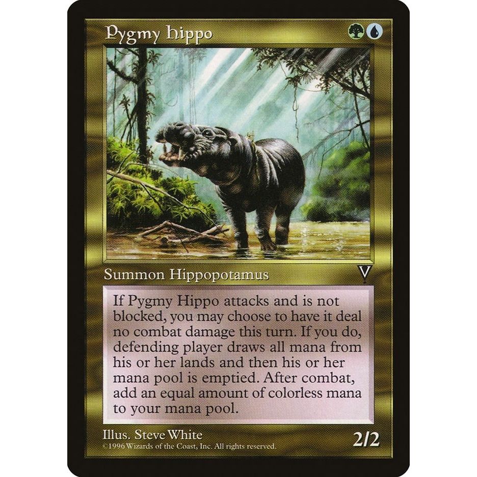 Image for Pygmy Hippo (VIS) - Magic: The Gathering