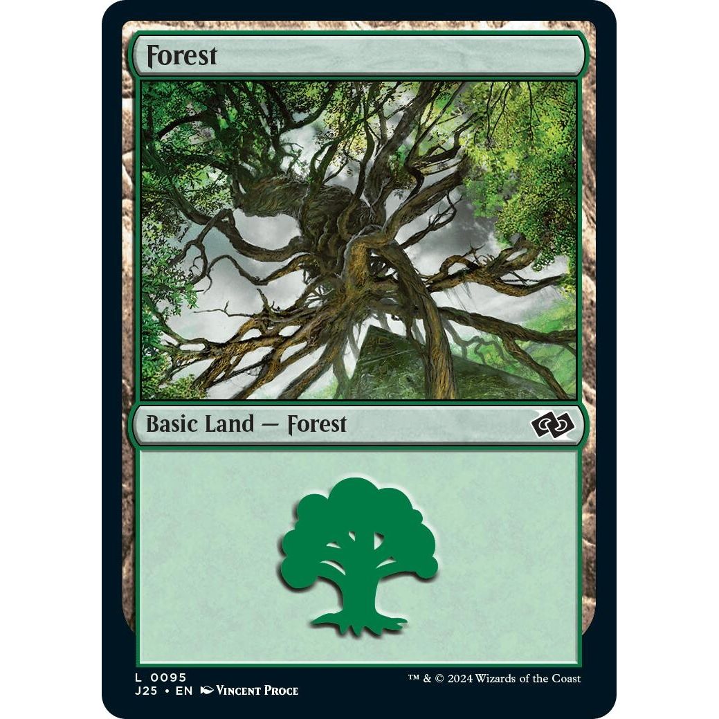 Image for Forest (0095) (95) (J25) - Magic: The Gathering
