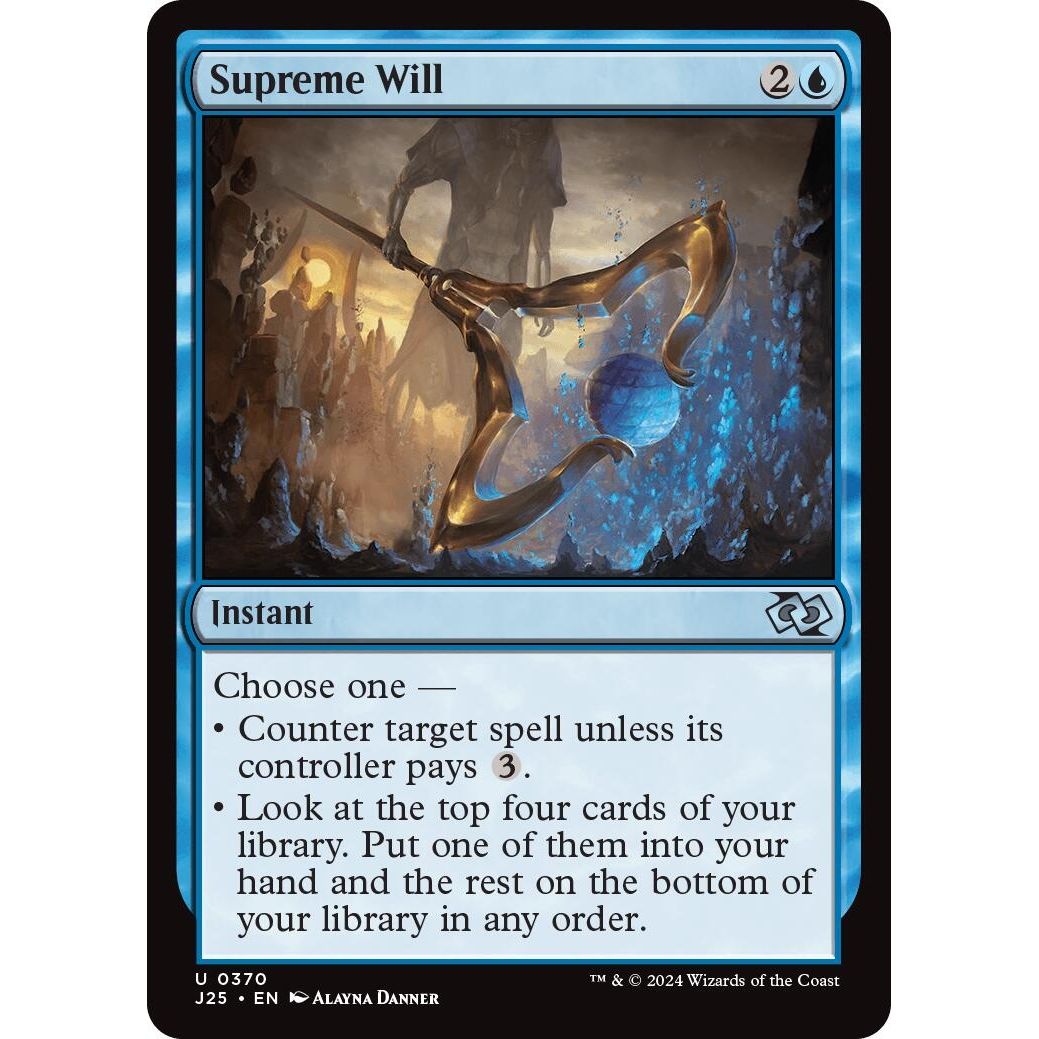 Image for Supreme Will (370) (J25) - Magic: The Gathering