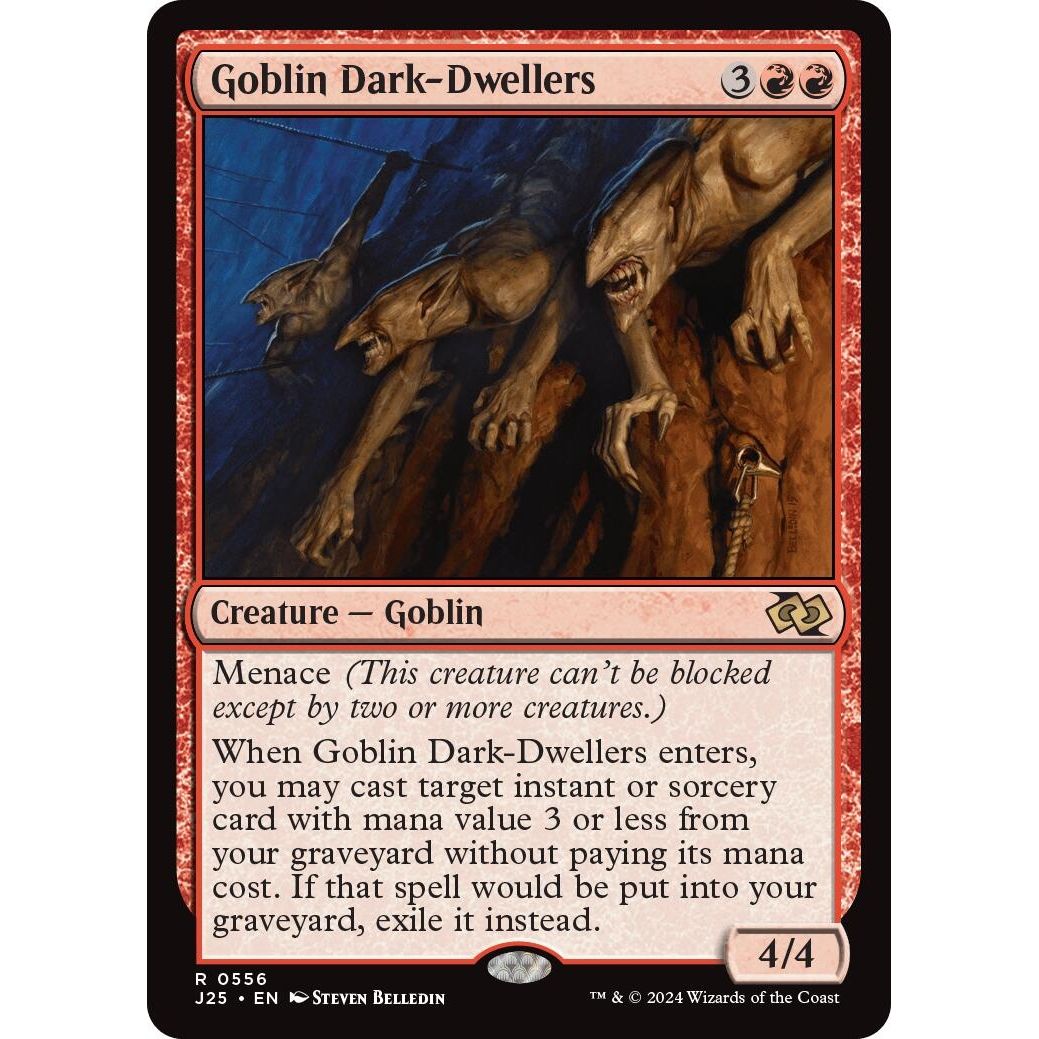 Image for Goblin Dark-Dwellers (556) (J25) - Magic: The Gathering